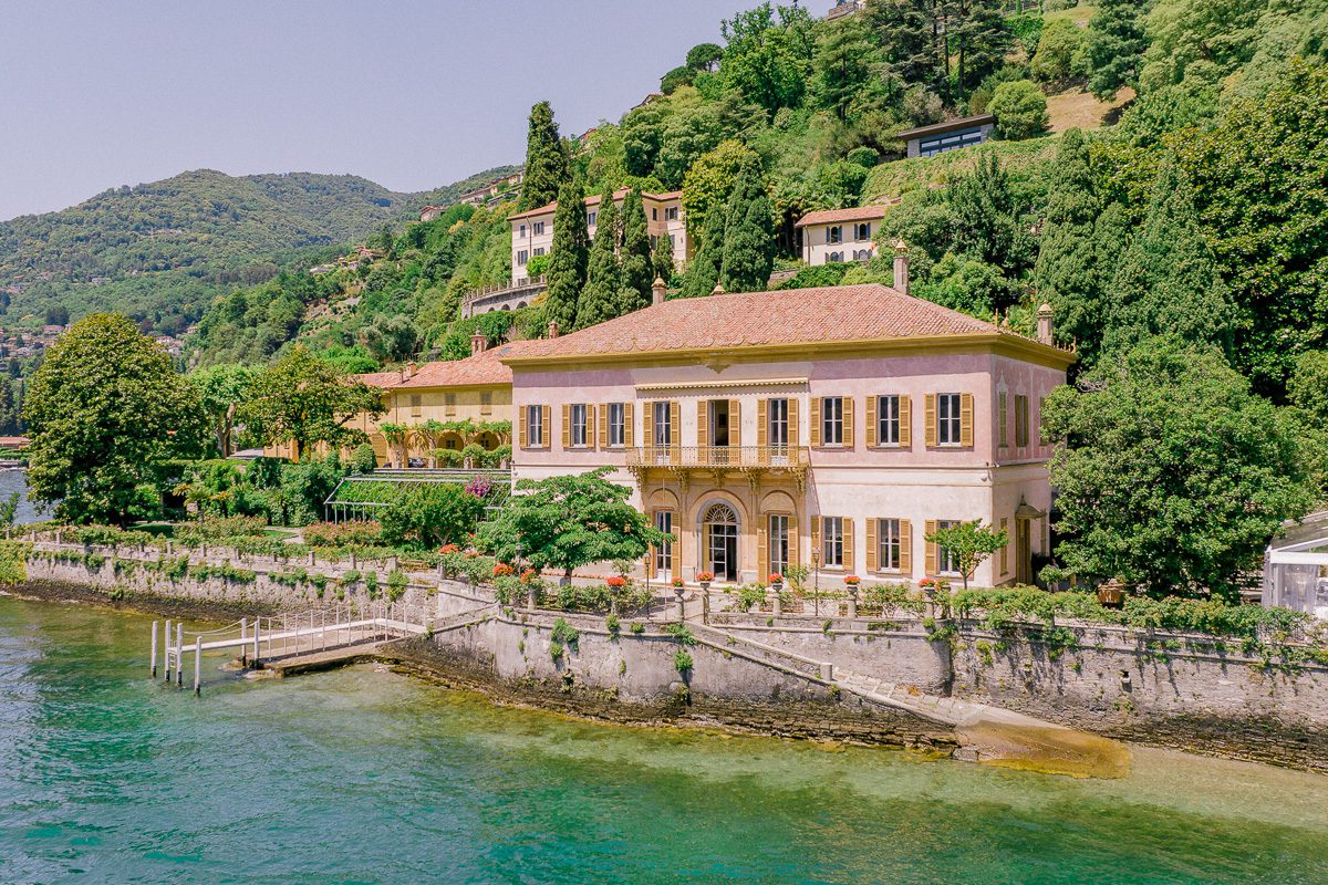 Villa Pizzo on Lake Como in Italy, luxury wedding venue with historic architecture and botanical gardens