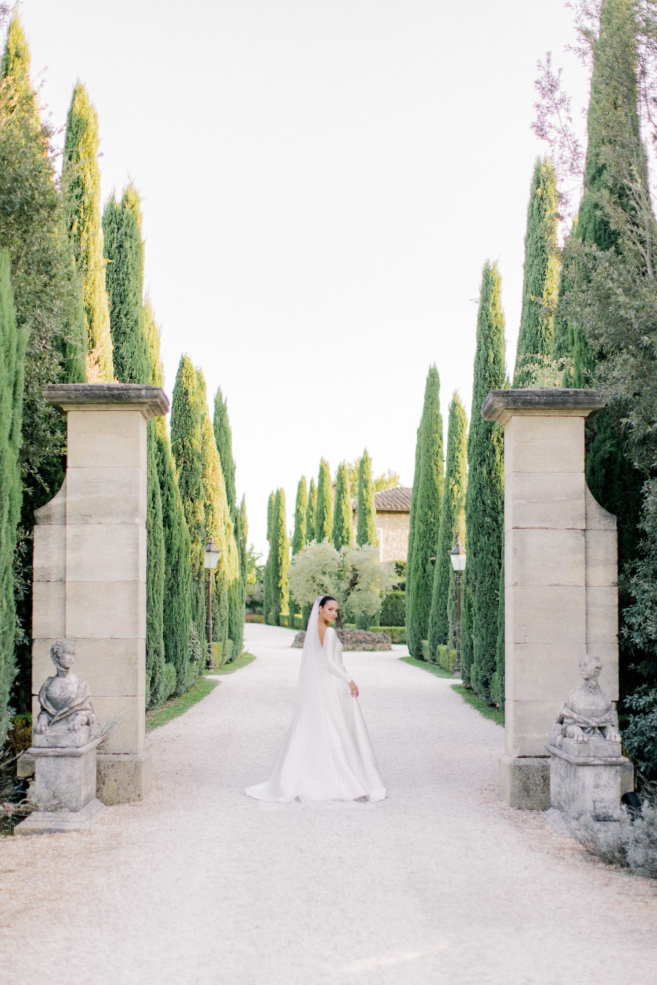 Bride getting ready at Borgo Santo Pietro during luxury Tuscany elopement